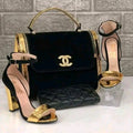 Black Heel & Bag Set