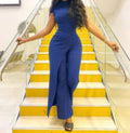 Sapphire Structured Top & Trouser Set